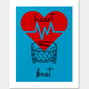 Heart Beat Posters and Art